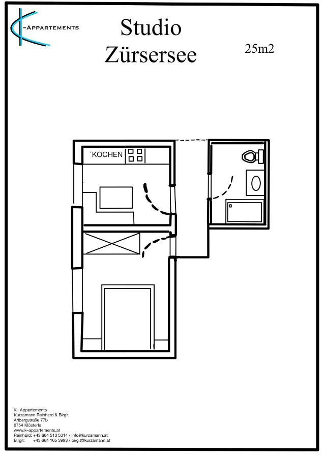 K-Appartements Klosterle Buitenkant foto